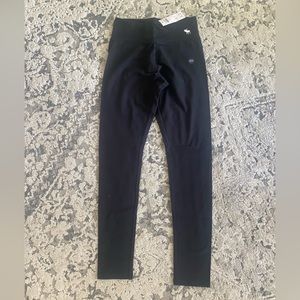 Abercrombie Kids girls essential high rise icon leggings black size 13/14